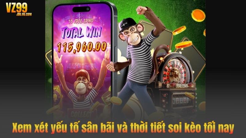 Xem xét yếu tố sân bãi và thời tiết soi kèo tối nay